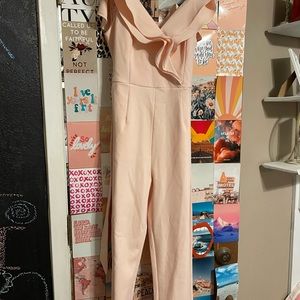 Jumpsuit in pale pink